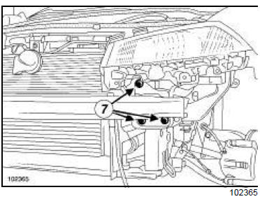 Echangeur air - air : Dépose - Repose