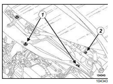 Tuyau d'huile du turbocompresseur : Dépose - Repose 