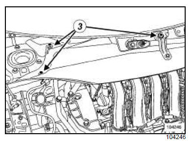 Tuyau d'huile du turbocompresseur : Dépose - Repose 