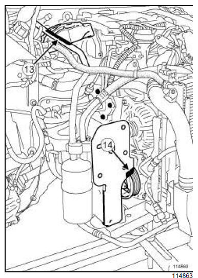 Pompe à eau : Dépose - Repose