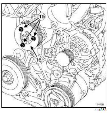 Pompe à eau : Dépose - Repose